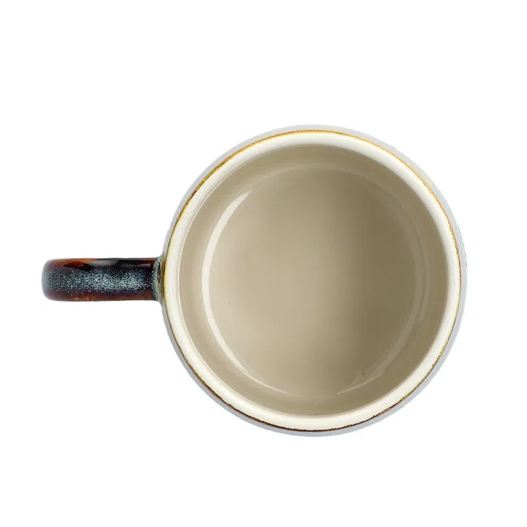 Kubek ALBY czarno-musztardowy 0,55 l