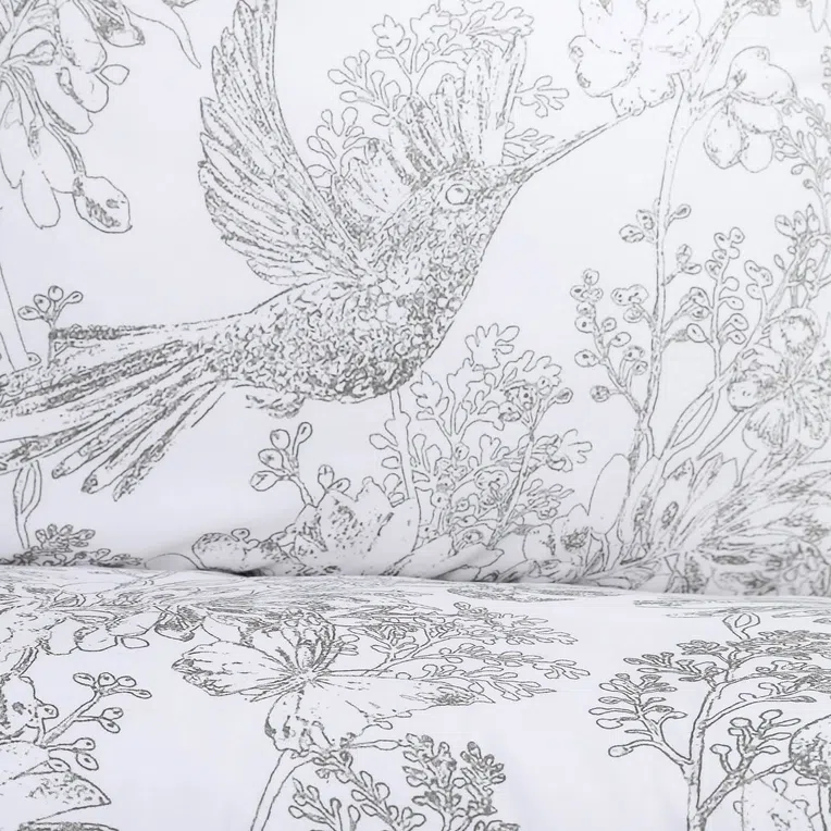 Pościel MORALES bawełniana biała 160x200 cm