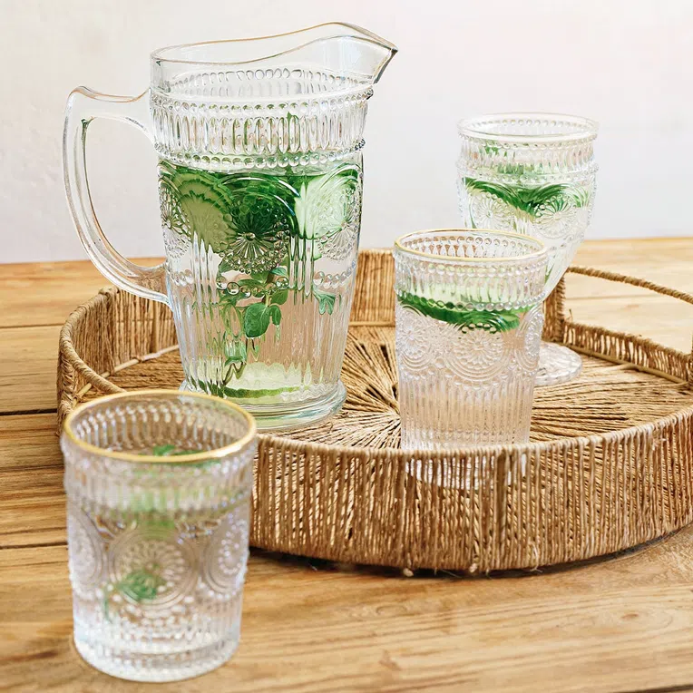 Dzbanek BARREL szklany 1,3 l