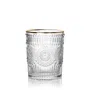Szklanka BARREL niska ze złotą krawędzią 0,3 l