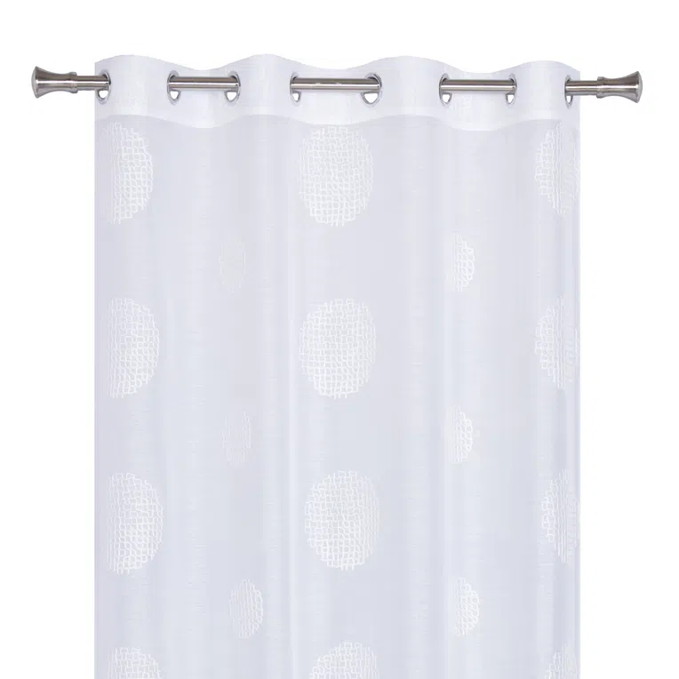 Firana OTYLIA z kółkami 140x260 cm