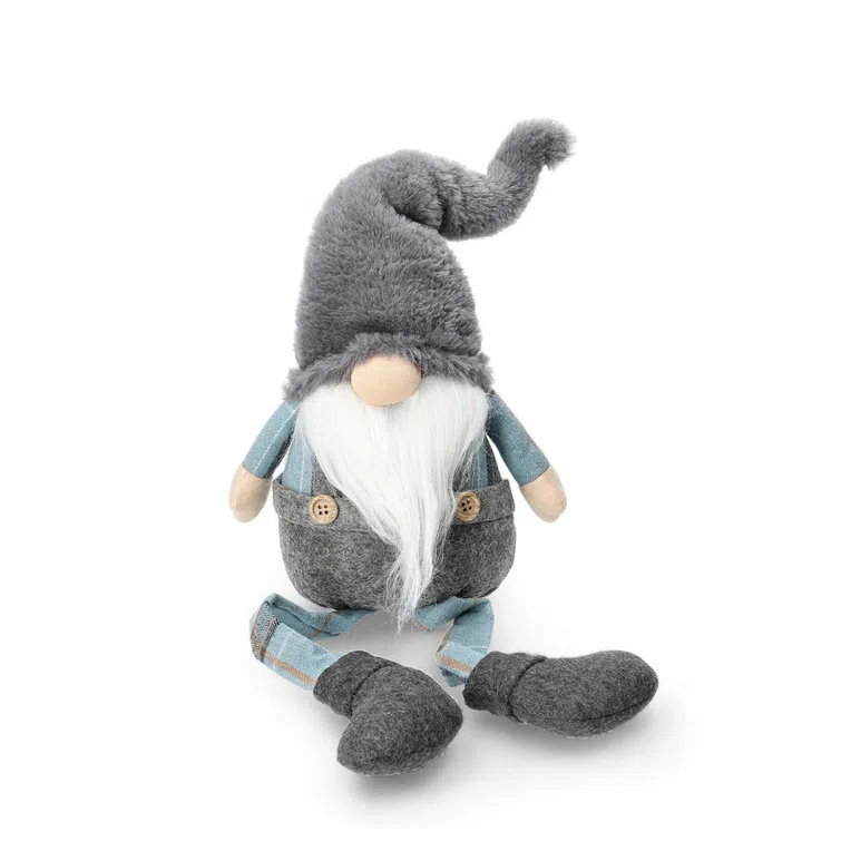 Skrzat ERRKI krasnal siedzący szary 60 cm