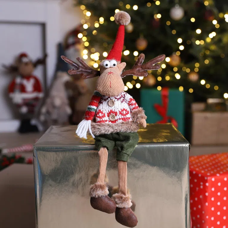 Skrzat ANTTI renifer siedzący 50cm