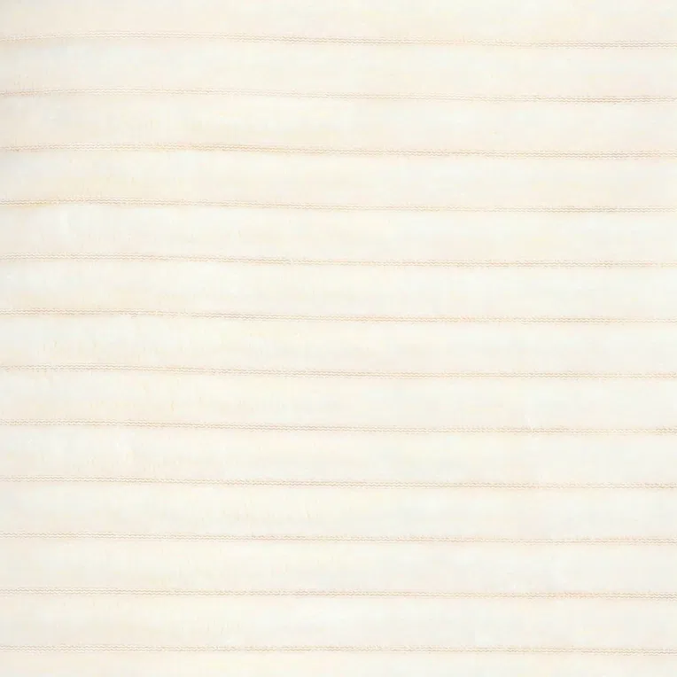 Koc PASK w wytłaczane paski ecru 150x200 cm