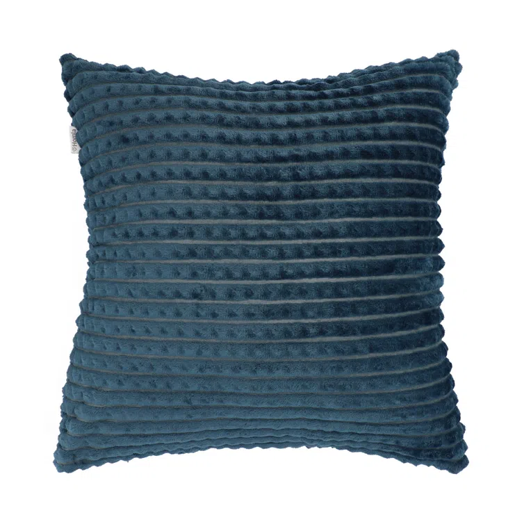Poszewka GOFER z wytłoczeniami granatowa 45x45 cm