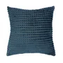 Poszewka GOFER z wytłoczeniami granatowa 45x45 cm