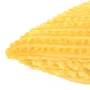 Poszewka GOFER z wytłoczeniami musztardowa 45x45 cm
