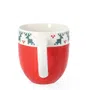 Kubek LAINE czerwony z reniferem 0,62 l