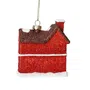 Zawieszka EVI RED domek czerwony 8 cm