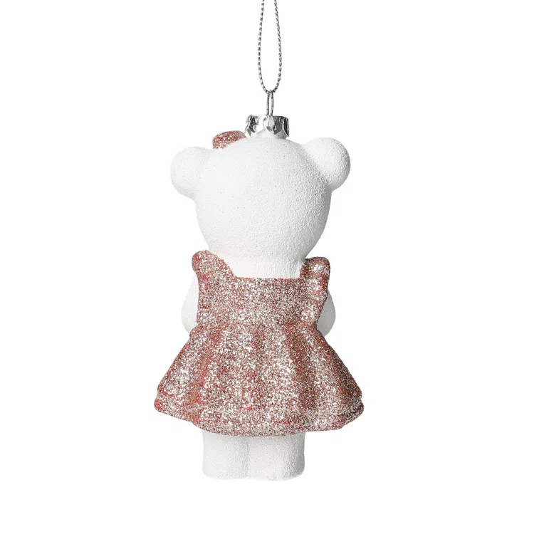 Zawieszka EVI PINK miś różowy 11 cm