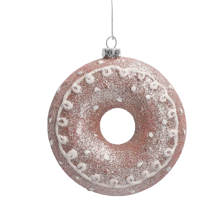 Zawieszka EVI PINK dounat różowy 10 cm