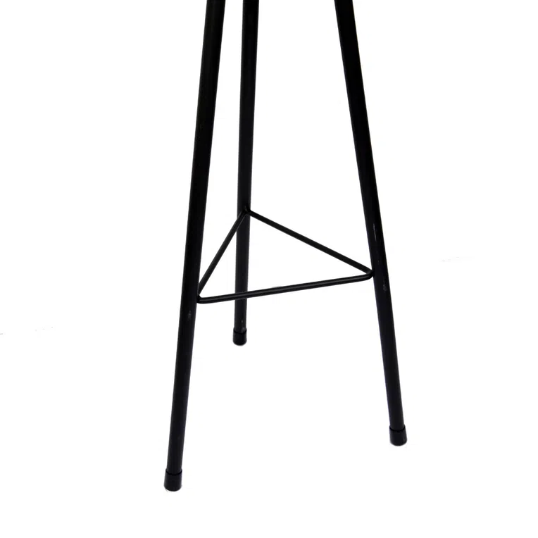 Donica ROH na nóżkach czarna S 12x50 cm