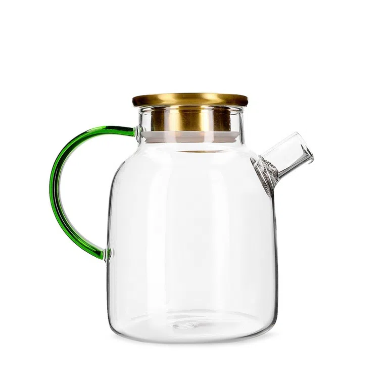 Dzbanek KUBBE ze złotym wieczkiem 1,8l