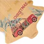 Deska BAMBOU CAR w kształcie choinki 22x28 cm
