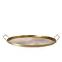 Taca LIGE metalowa złota 33x4 cm