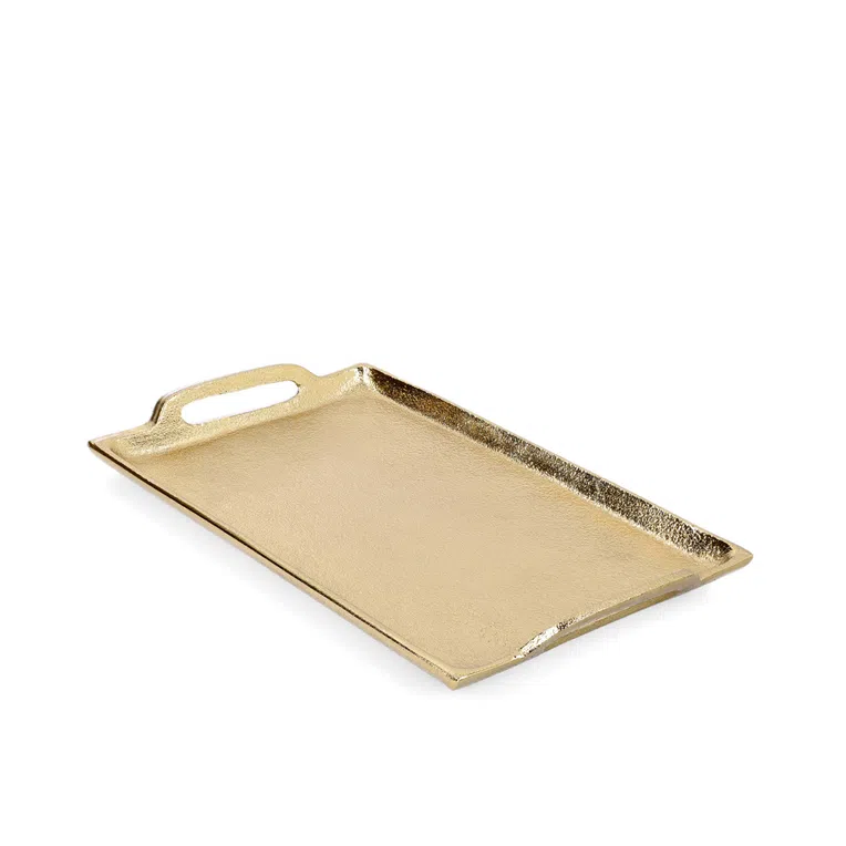 Taca GIRONA metalowa złota 30x18x4 cm