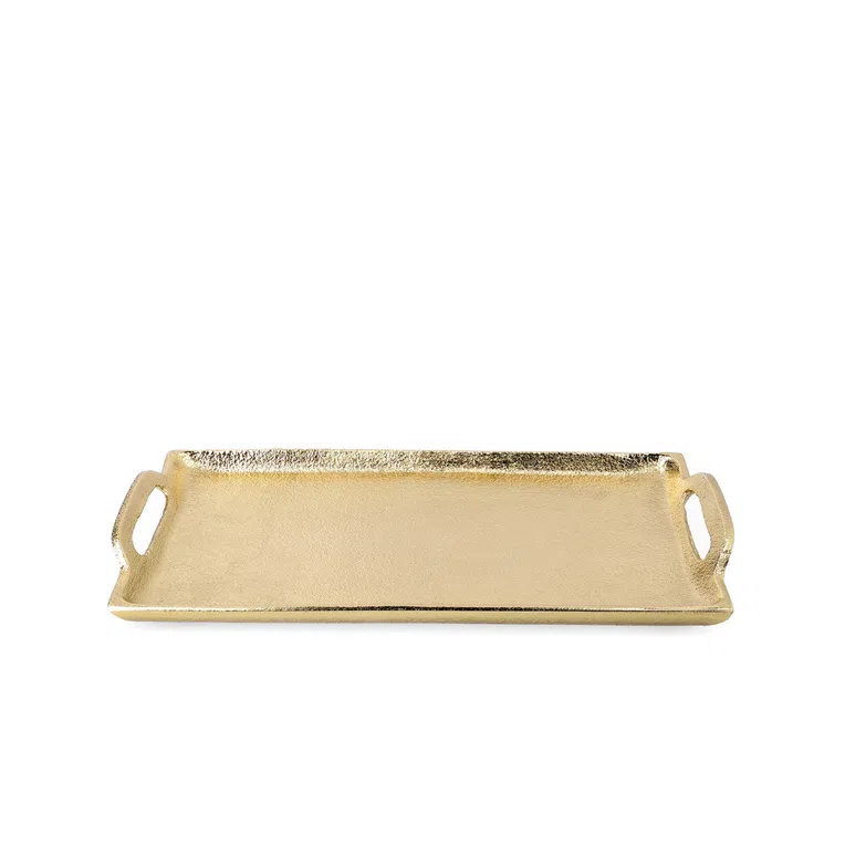 Taca GIRONA metalowa złota 30x18x4 cm