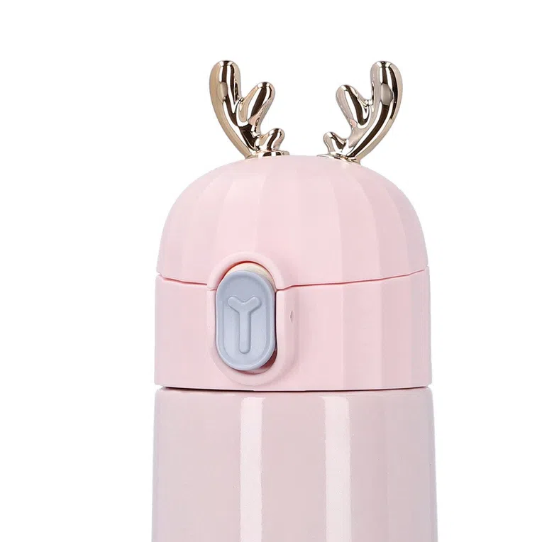 Termos GATTO różowy renifer 0,33 l