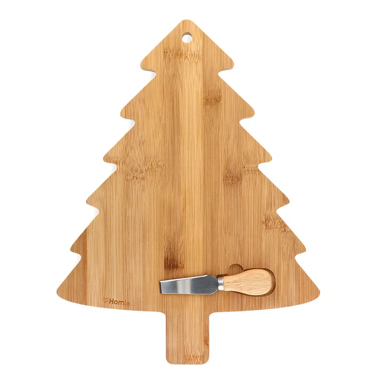 Deska FIMEL bambusowa w kształcie choinki 39x30 cm