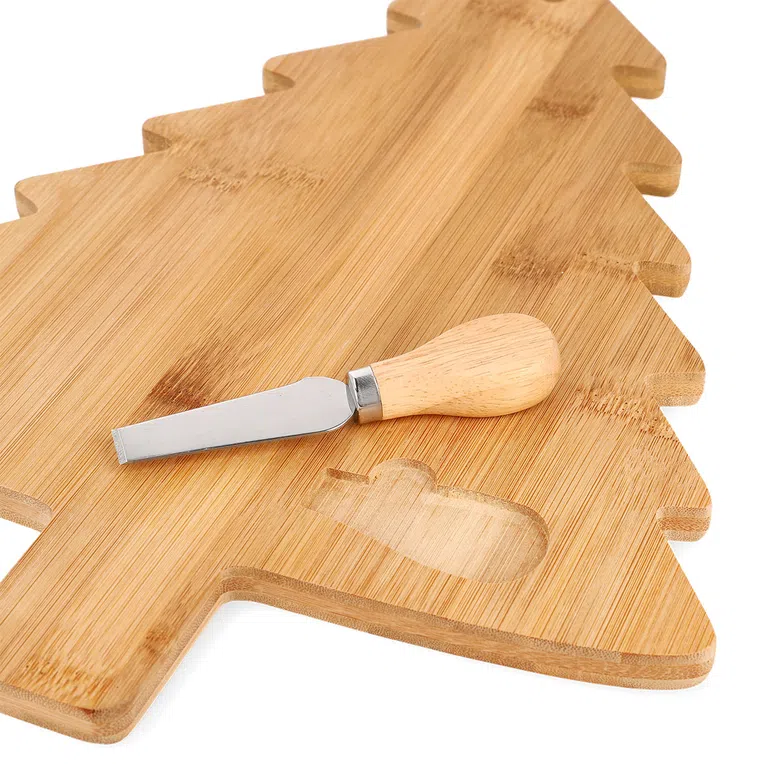 Deska FIMEL bambusowa w kształcie choinki 39x30 cm