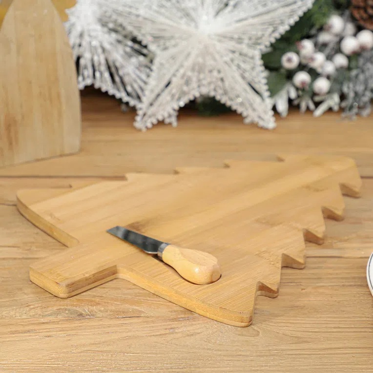 Deska FIMEL bambusowa w kształcie choinki 39x30 cm