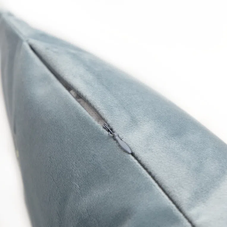 Poszewka ARBA w złote choinki miętowa 45x45 cm