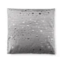 Poszewka FERIE w srebrne gwiazdki szara 45x45 cm