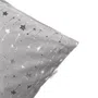 Poszewka FERIE w srebrne gwiazdki szara 45x45 cm