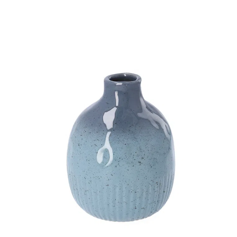 Wazon WAVE ceramiczny granatowy 10x10x13 cm