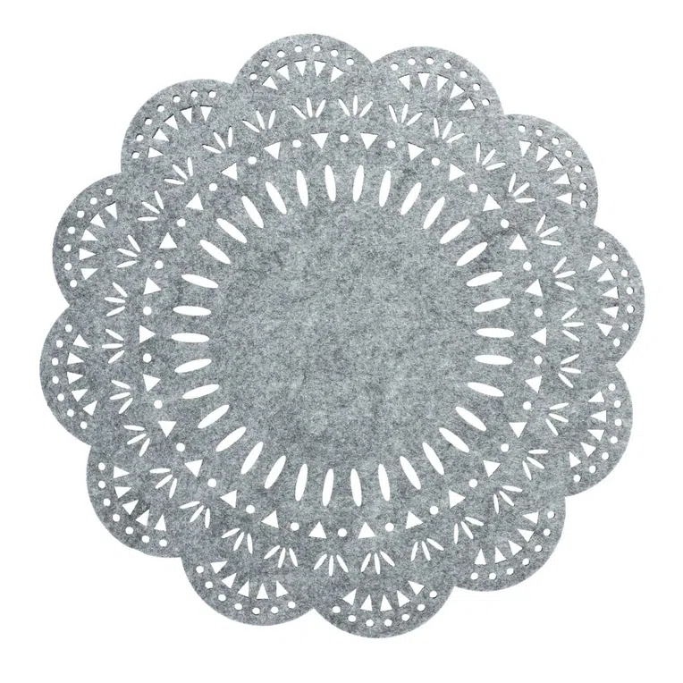 Podkładka do jadalni FOLKJA filcowa szara 33x33 cm