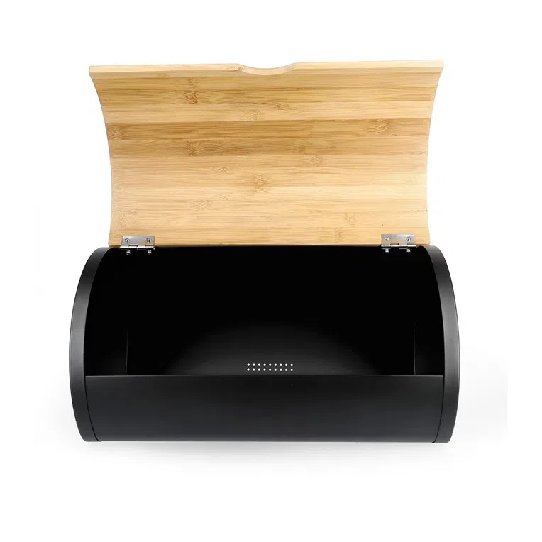 Chlebak RAKEL zaokrąglany czarny 38x25x21 cm