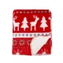 Koc LUMI dwustronny świąteczny 150x200 cm