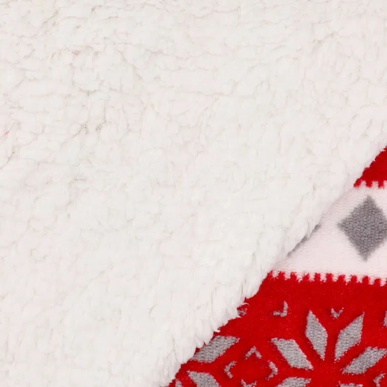 Koc LUMI dwustronny świąteczny 150x200 cm