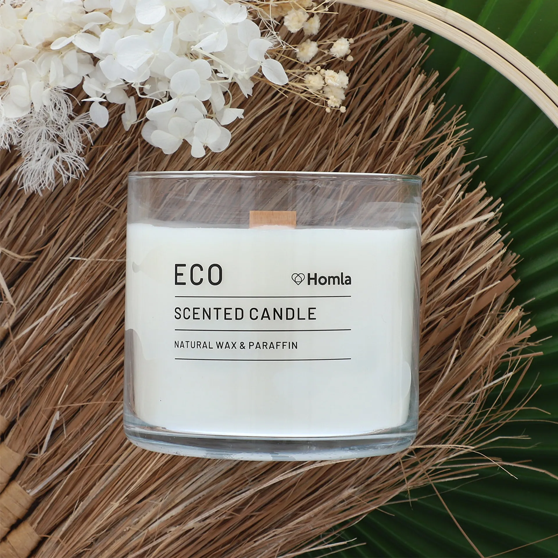 Świeca ECO w szkle Indian Cotton 400g