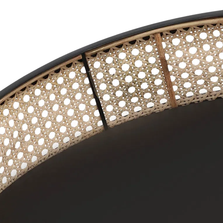 Stolik JENS kawowy rattan naturalny 51x51x61 cm