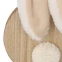 Dekoracja ESSON królik drewniany z pluszowymi uszami 15 cm