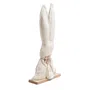 Dekoracja BOLANI królik welurowy 19 cm