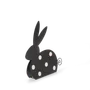 Figurka wielkanocna JINGA królik metalowy czarny 13x13 cm