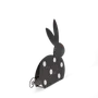 Figurka wielkanocna JINGA królik metalowy czarny 13x13 cm