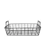 Koszyk FIERRO z rączkami czarny M 31x21 cm