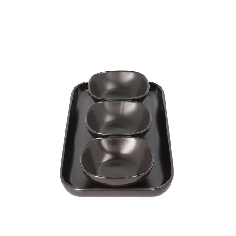 Zestaw do serwowania DOWAN ceramiczny 4 szt.