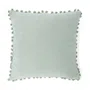 Poszewka ESLOV z pomponami pistacjowa 45x45 cm