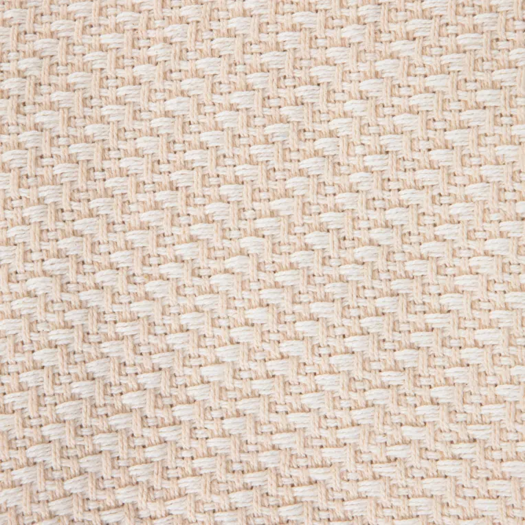 Pled MORRIS ecru z frędzlami 130x170 cm