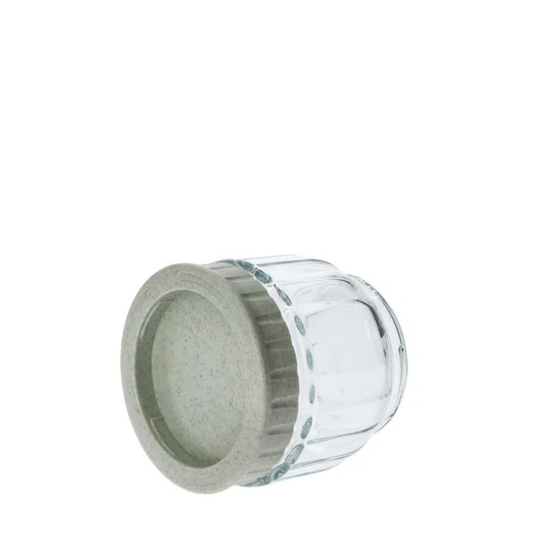 Pojemnik TENZO szklany z zieloną nakrętką 0,4 l