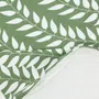 Poszewka PASCA zielona w listki 45x45 cm
