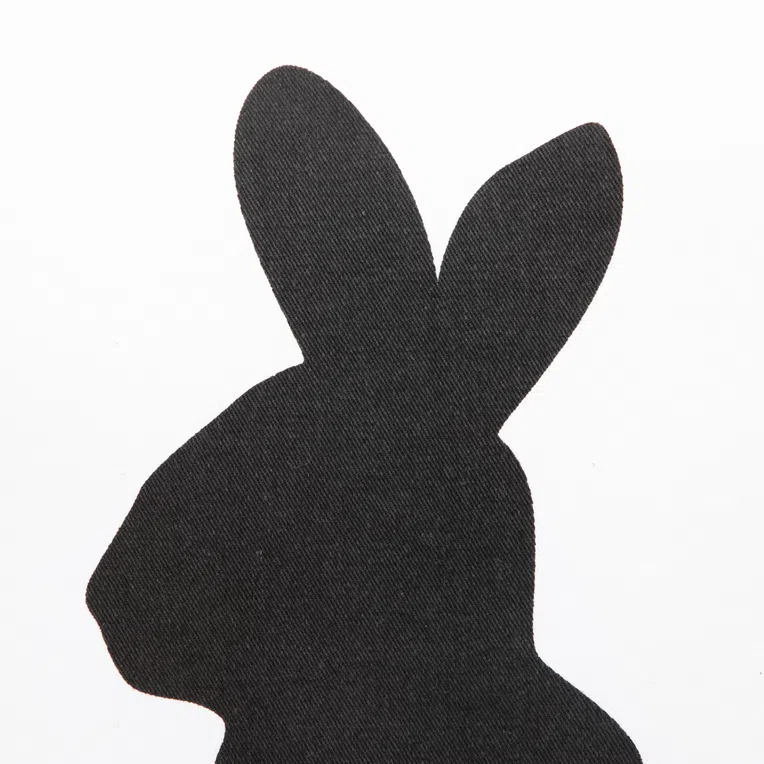 Poszewka BUNN biała z królikiem 45x45 cm