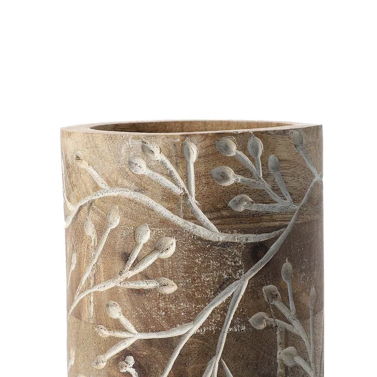 Pojemnik MANGO CARVE ze żłobieniami S 10x14 cm