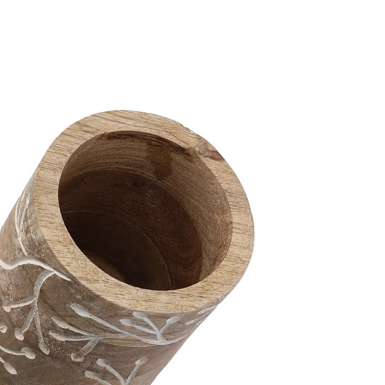 Pojemnik MANGO CARVE ze żłobieniami S 10x14 cm