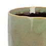 Osłonka na doniczkę RONA ceramiczna zielona 13x12 cm