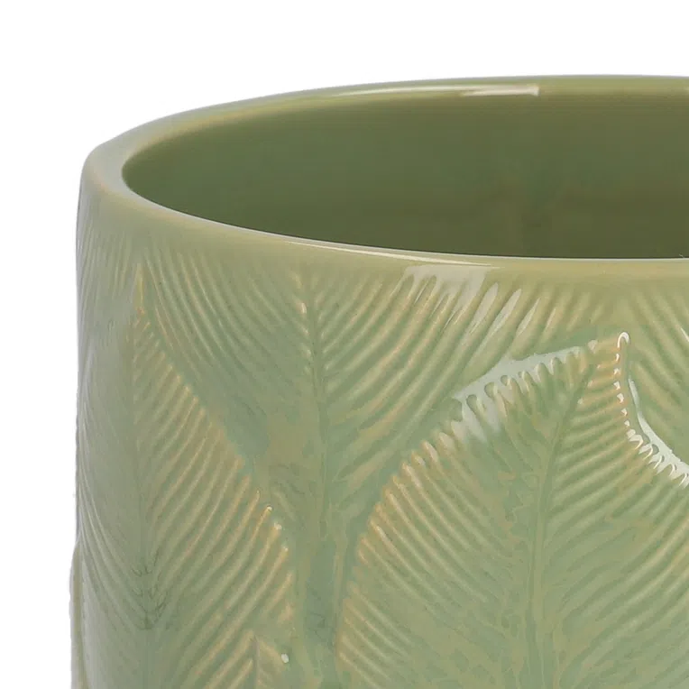 Osłonka SANGA z motywem liści 16x14.5 cm